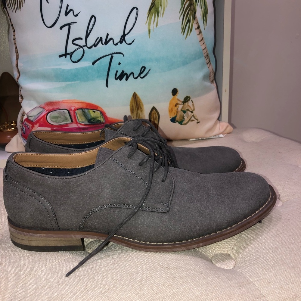 Hawker Rye Grey Suede Oxford Shoes Size 9 Excellent Condition - Picture 4 of 8